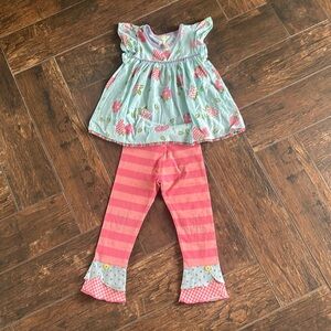 Matilda Jane Strawberry Top & Scrappys
